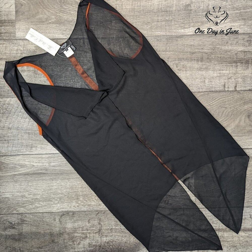 Angel Apparel Sheer Vest Top Size XL